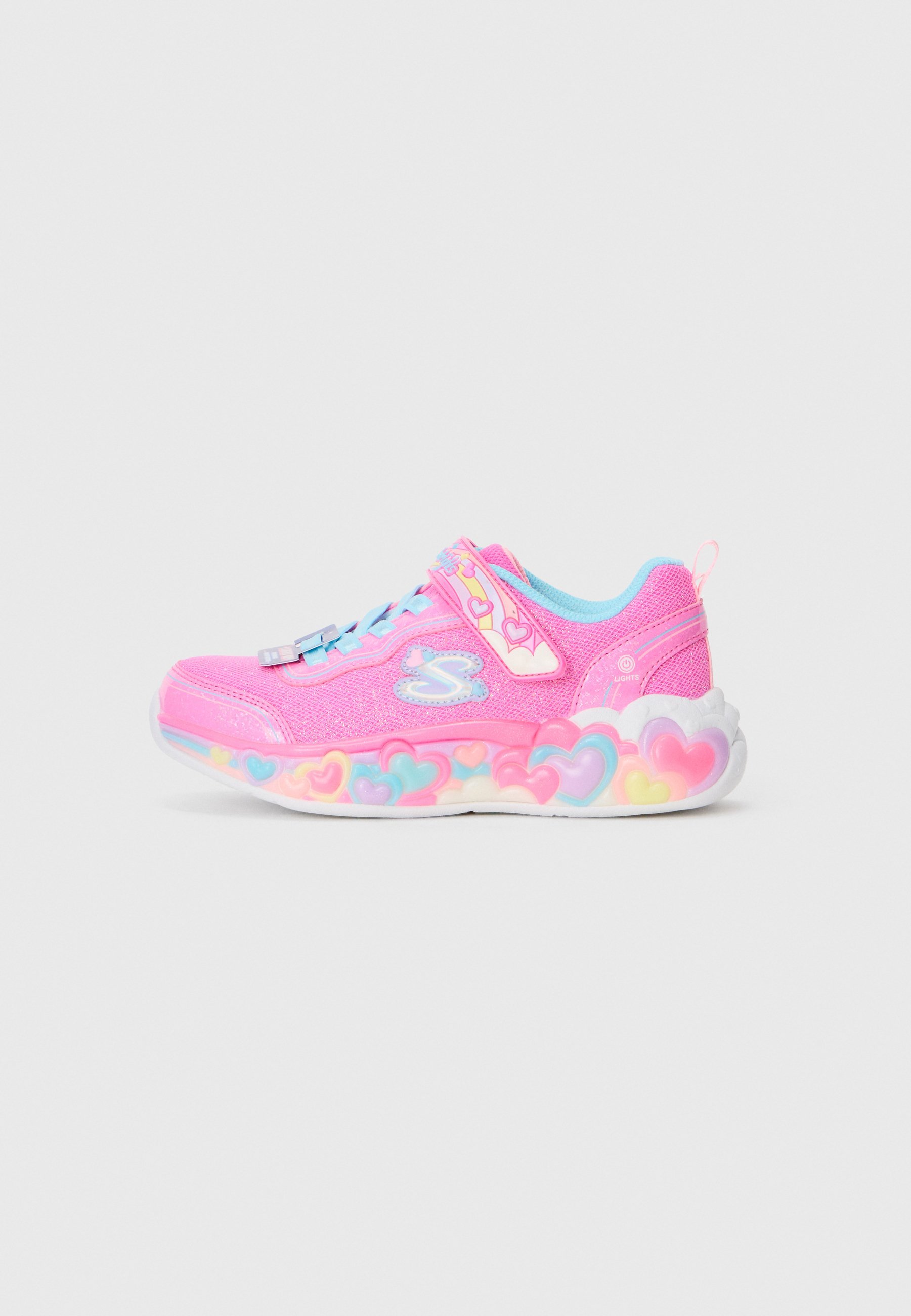 Skechers ETERNAL HEART - Sneakers - felroze/meerkleurig