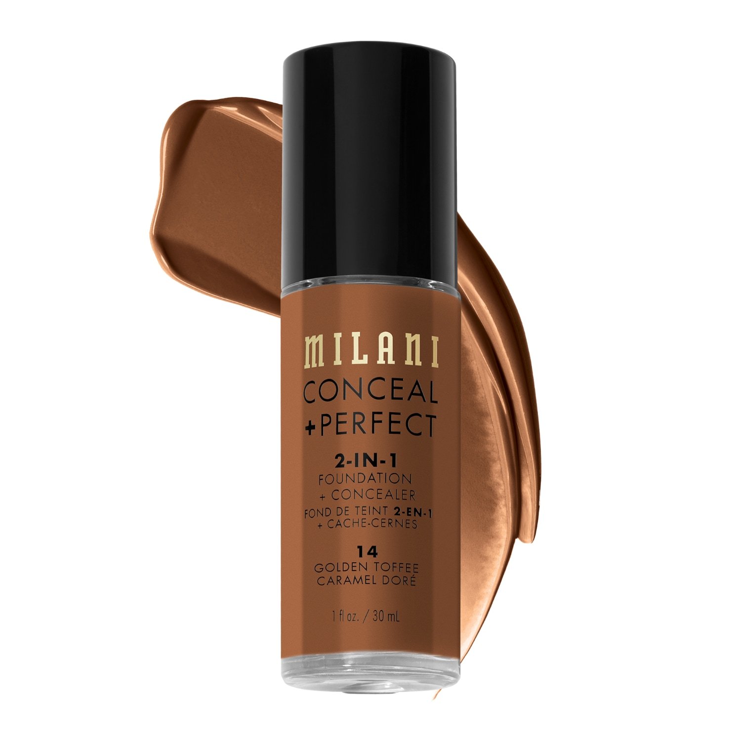 Milani Foundation 2-in-1 korektors + - 30 ml