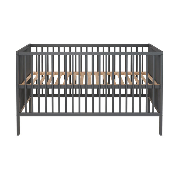 Berço universal para bebê, cinza