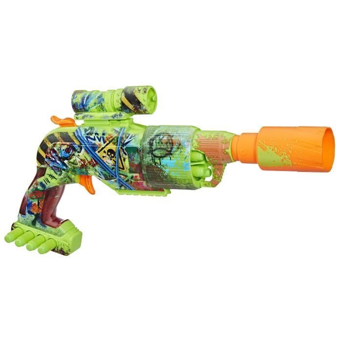 Nerf Zombie-Bohrer, Dartblaster, rotierender Zylinder, ab 8 Jahren