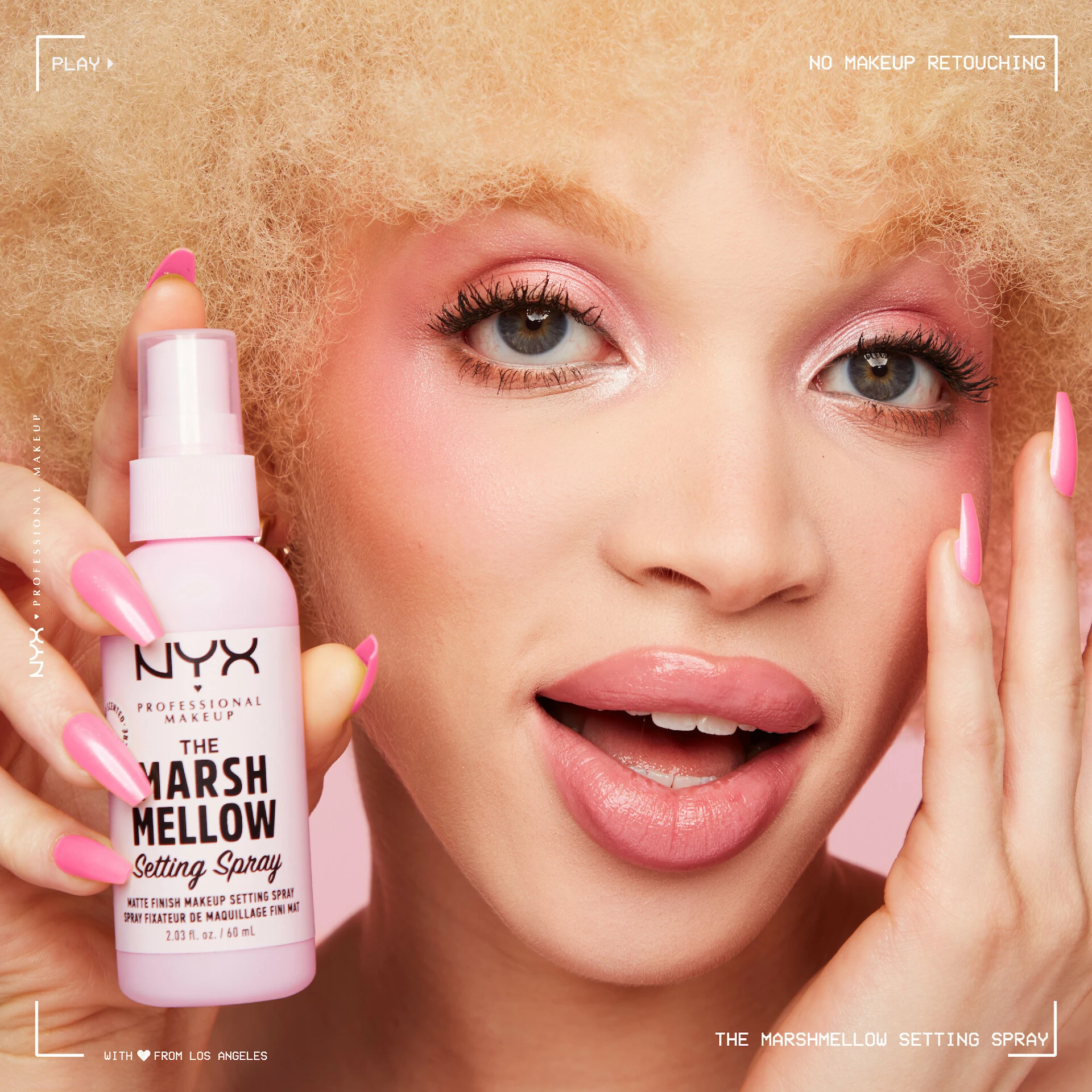 NPMU The Marshmellow mat fiksatorski sprej 05 60 ml - NYX Professional Makeup