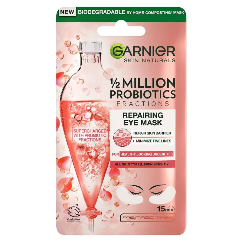 Garnier Skin Naturals Probiotic Maska na tkaninie pod oczy