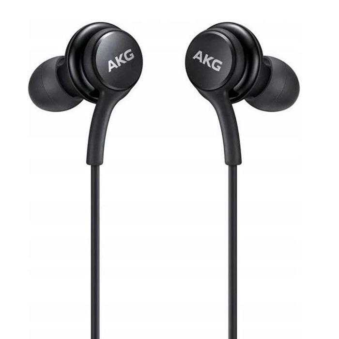 Cuffie stereo vivavoce Samsung EO-IC100 con audio AKG e cavo USB-C, nere, per Samsung Galaxy S21 Plus 5G