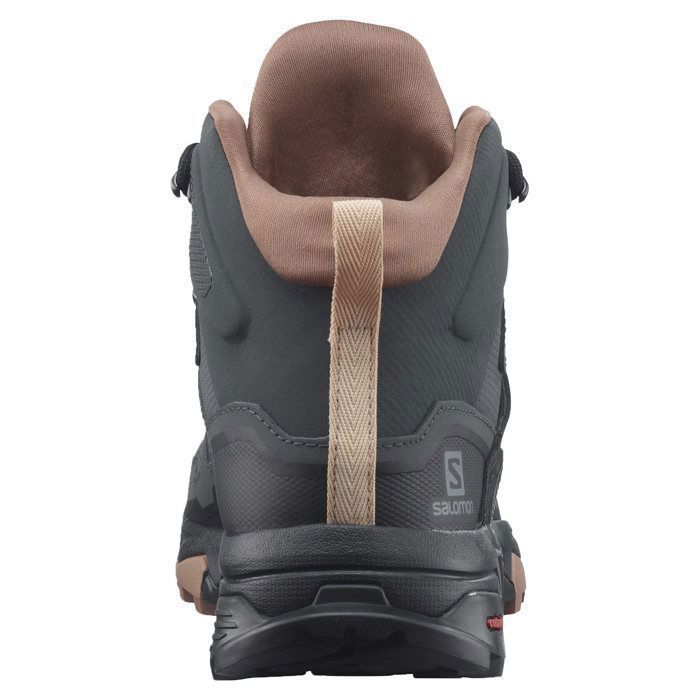 Chaussures de marche de randonnée, SALOMON, X Ultra Mid 4 GTX W - Ebony/Mocha Mouse/Almond Cream, Femme
