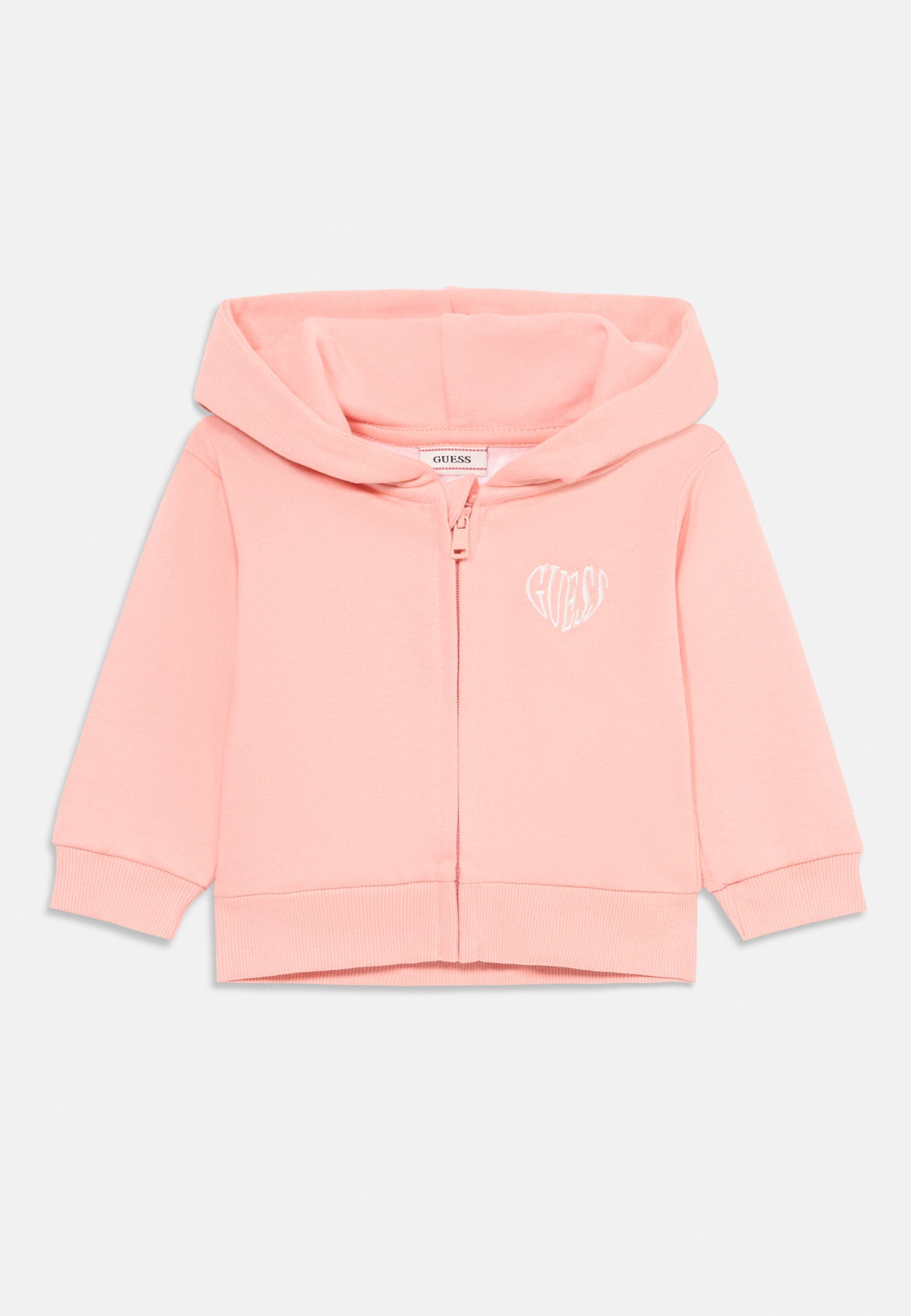 Guess hoodie met rits - Sweatshirt met rits - perzik zonsopgang