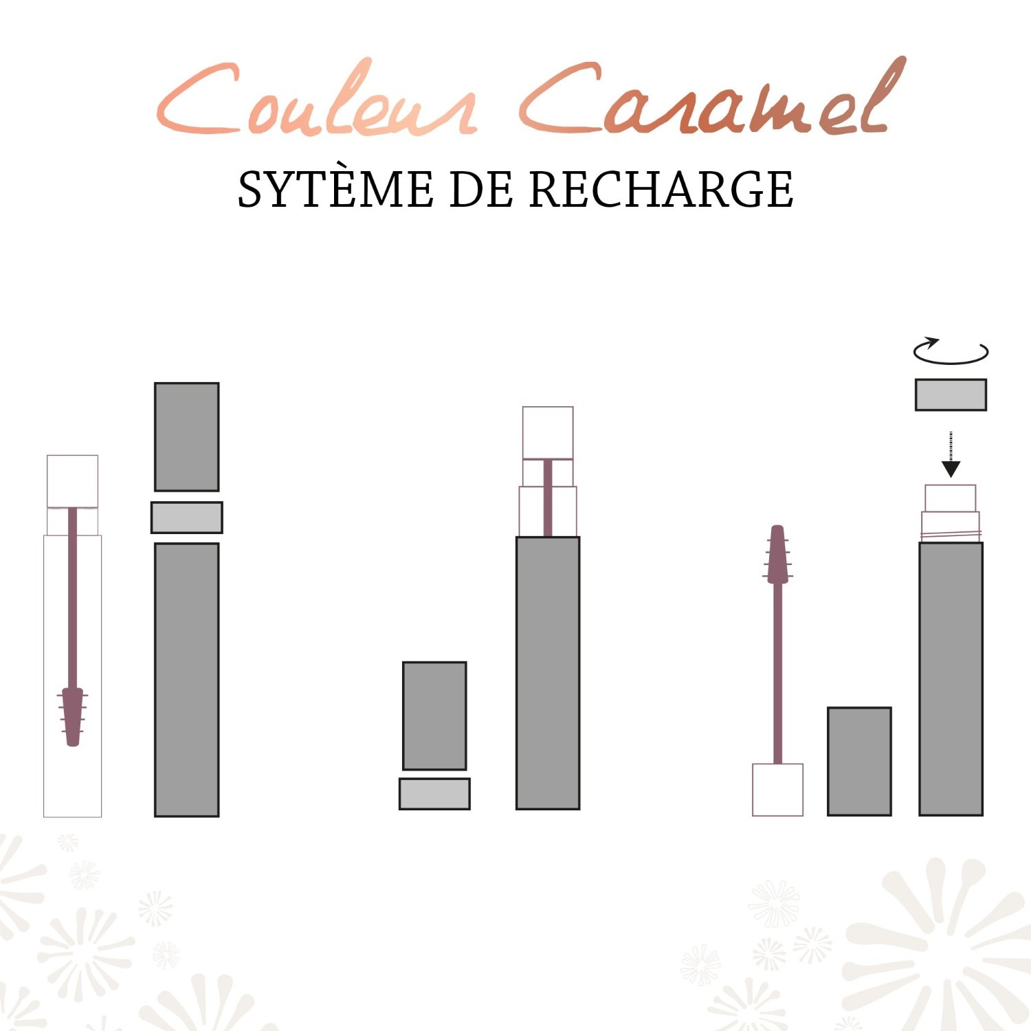 COULEUR CARAMEL Boîtier