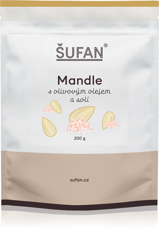 Šufan Mandeln mit Olivenöl und Salzgeschmack