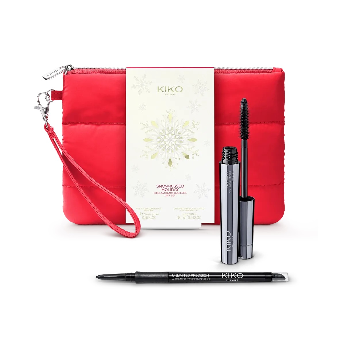Kiko Milano Snow-Kissed Holiday Skigla Black Duo Eyes poklon set