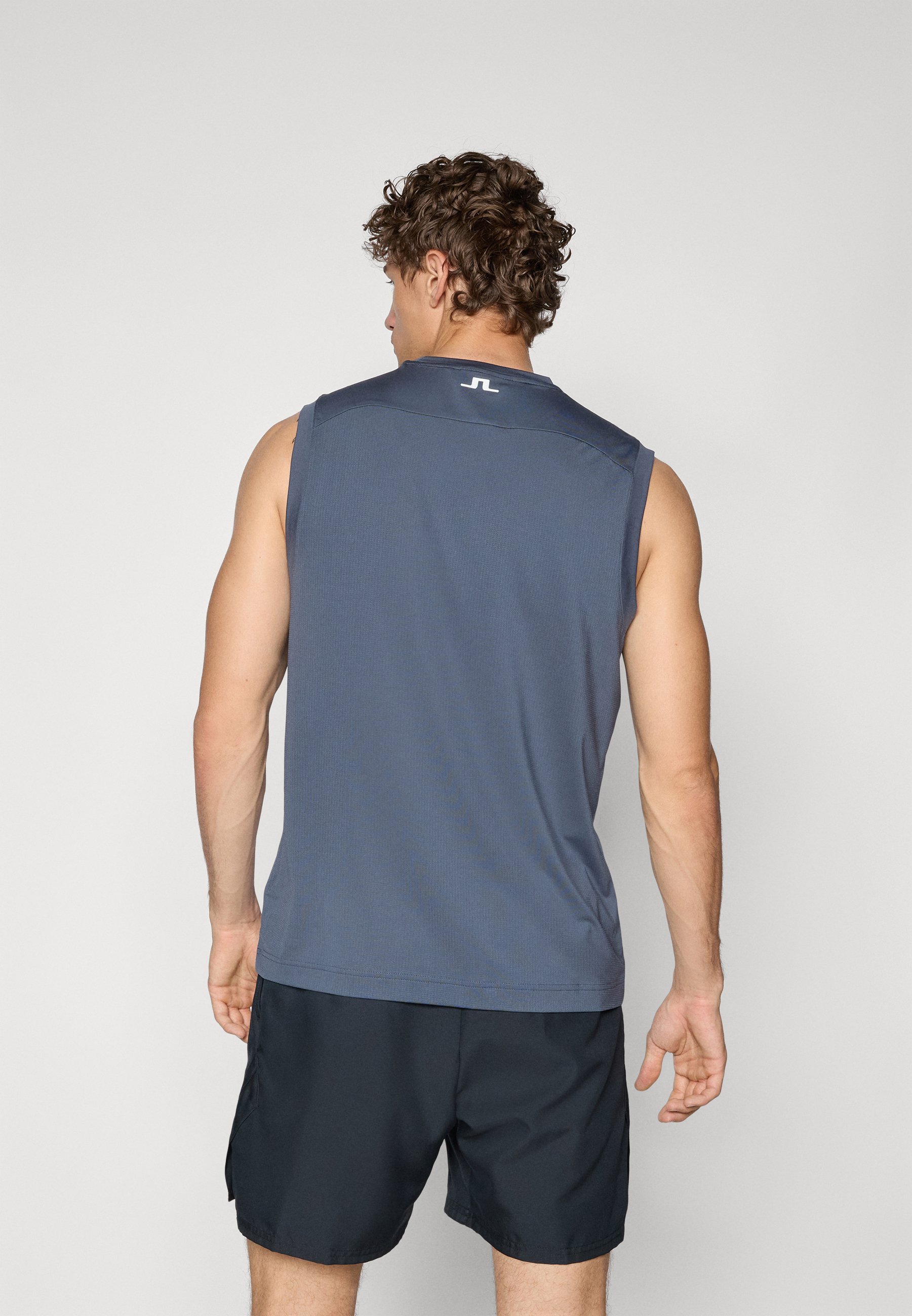 J.LINDEBERG Sports JACK MOUWLOOS T-SHIRT - Top - ombre blauw