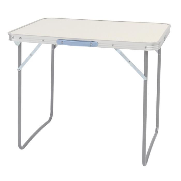 Mesa de camping portátil, mesa de jardín plegable, 70x50x60cm