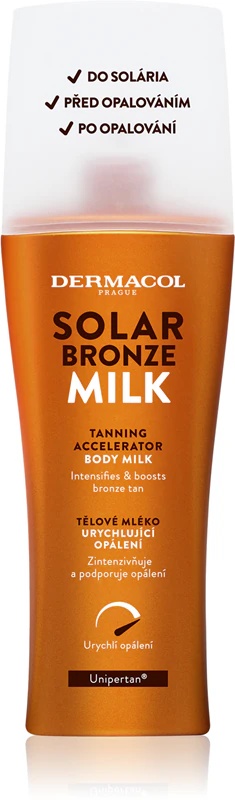 Dermacol Sun Solar Bronze ķermeņa piens, kas paātrina iedegumu