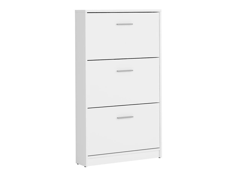 Szafka na buty Nepo Plus 70 cm z 3 drzwiami biała