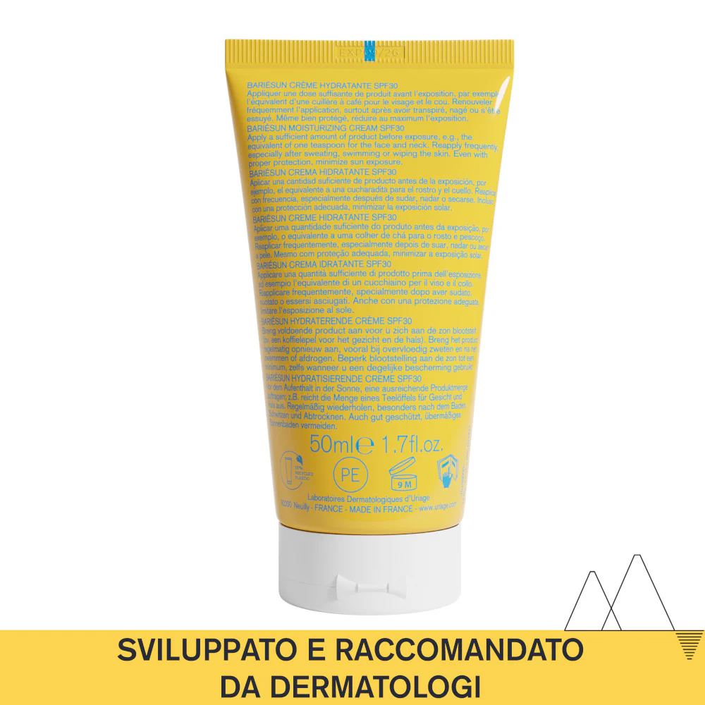 BARIESUN Crema Solare Idratante SPF30 - Solare viso alta prot.