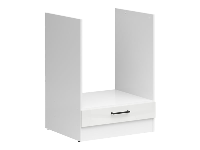 Szafka kuchenna pod zabudowę piekarnika  Junona Line 60 cm kredowy połysk
