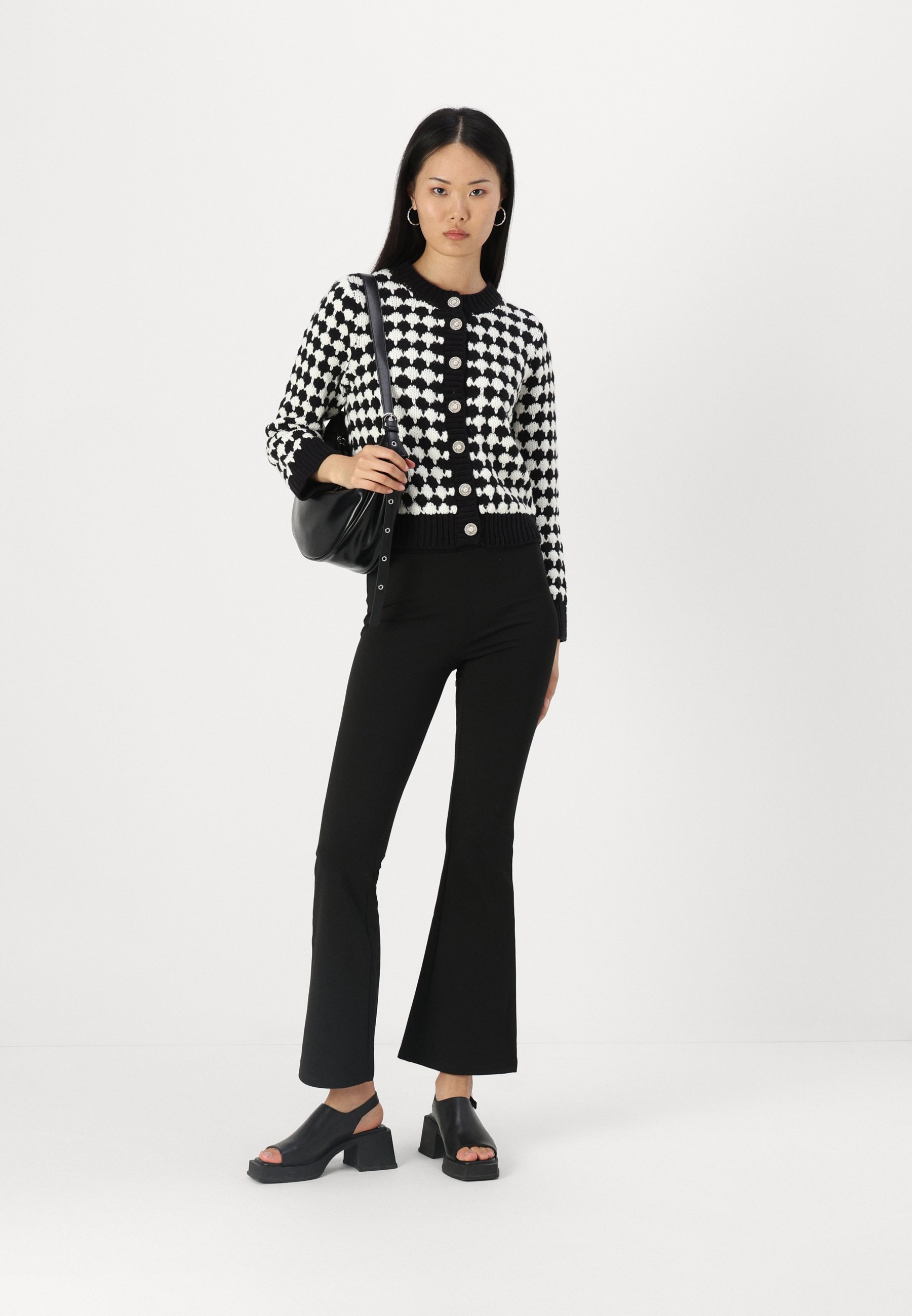 Gina Tricot BROEK - Broek - zwart