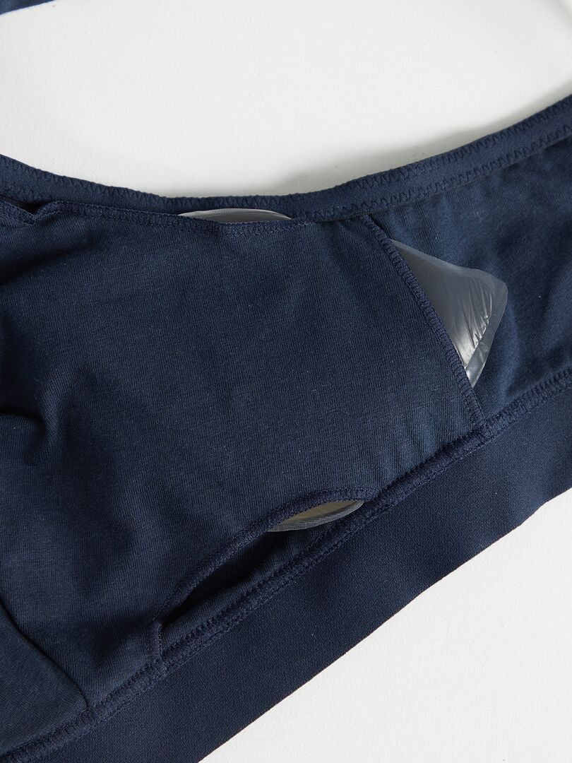 Postoperatieve bh - BLAUW