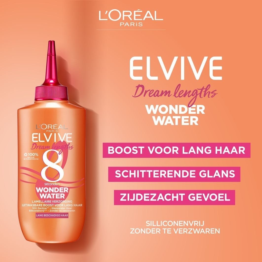 L'Oréal Paris plaukų serumas Elvive Dream Lengths 8 Seconds Wonder Water - 200 ml
