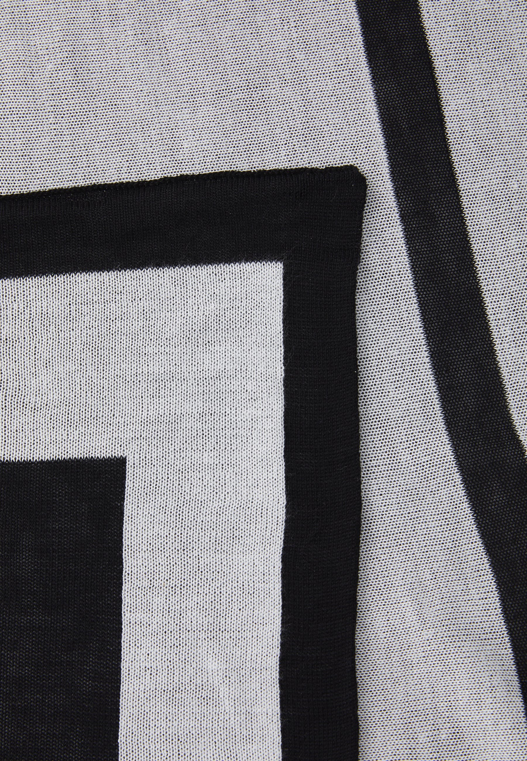 Vero Moda VMLIMA VIERKANTE SJAAL - Sjaal - zwarte details/havermout