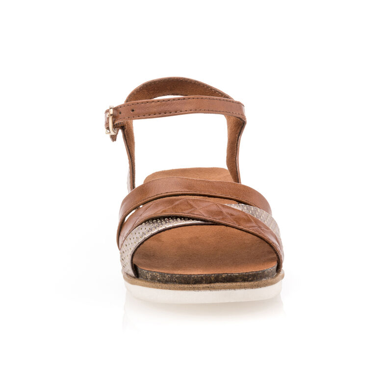 Bruine damessandalen / open teenschoenen