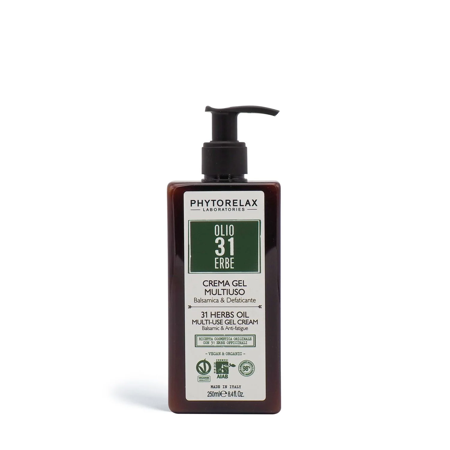 Bodycare Vegan & Organic Crema-Gel Multiuso - Crema corpo tonificante, Gel corpo tonificante, Crema gambe antifatica