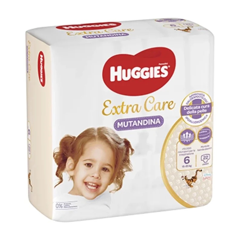 HUGGIES Huggies Extra Care maat 6, 22 stuks, basic slipjes