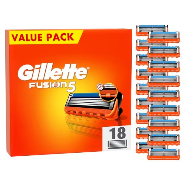 Gillette Fusion 5 skuvekļa asmeņi<br>18 gab.