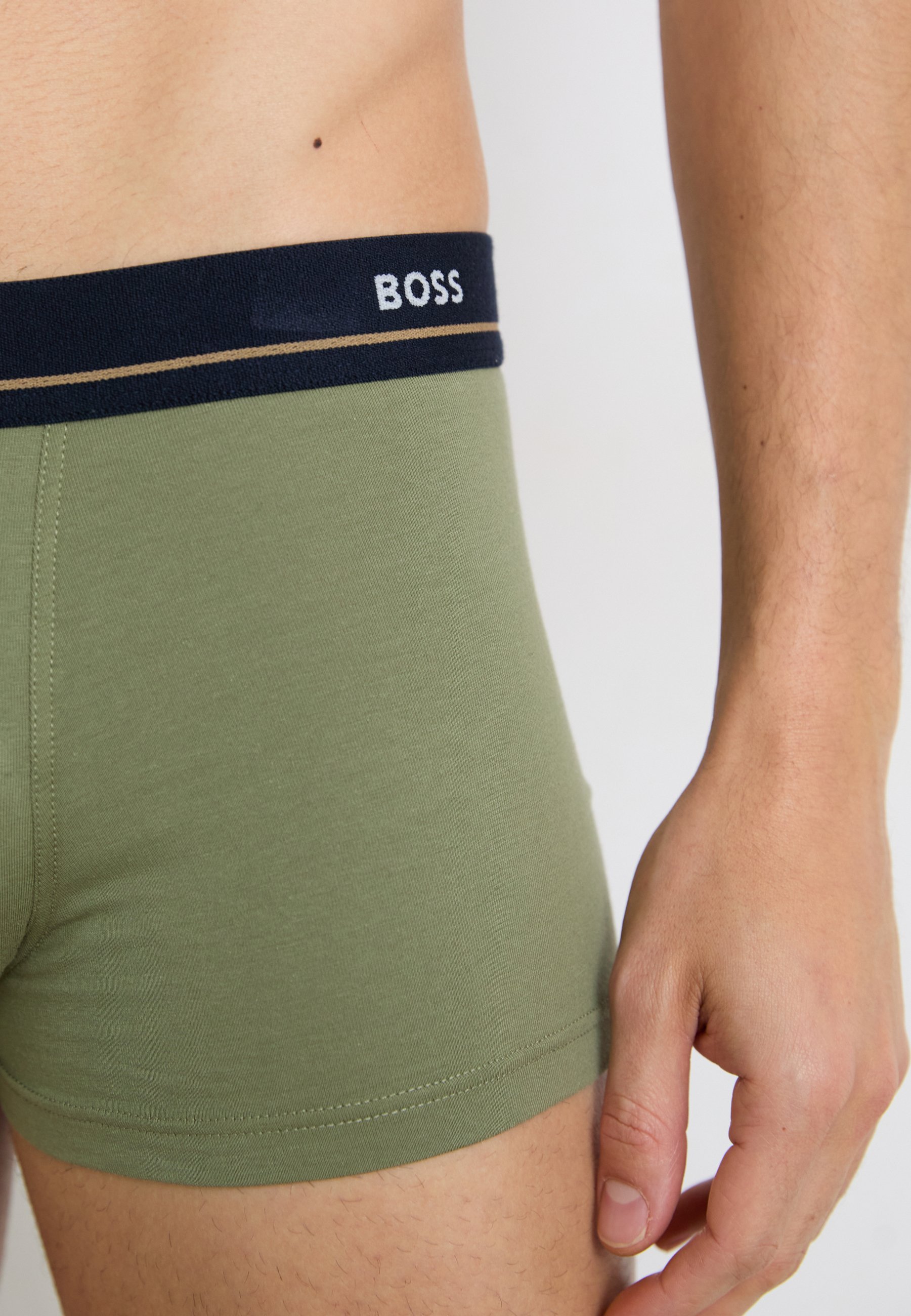 BOSS 5PACK ESSENTIAL - Boxershorts - zwart/groen/grijs