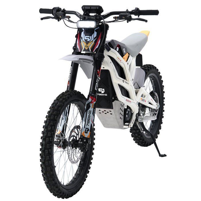 Vélos électriques Montagne, Moto électriques Tout-terrain pour Adulte, 16KW Motor, Off-road Ebike Batterie 72V 40Ah, 95km/h