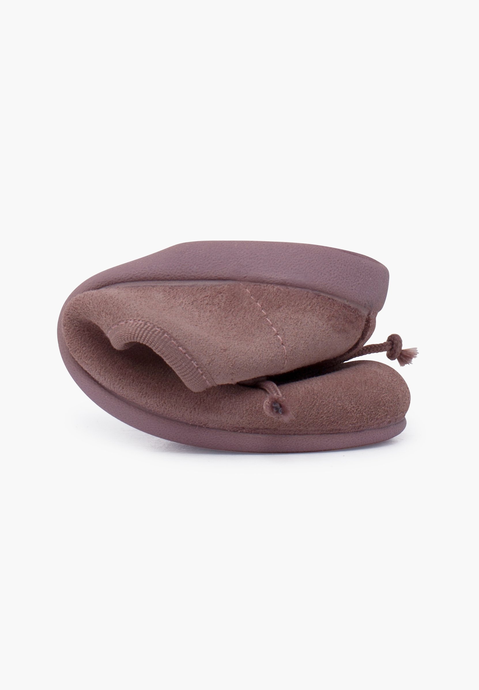 Sapatilhas de balé Pisamonas MANOLETINA SUEDE FINE BOW - rosa claro