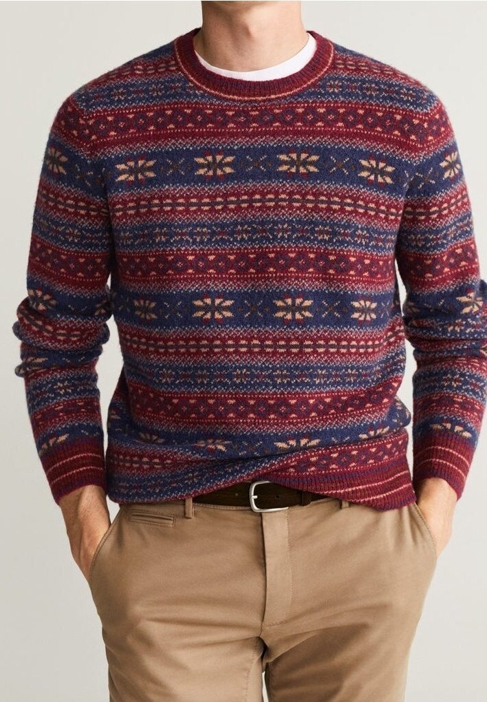 Maglione Mango - bordeaux