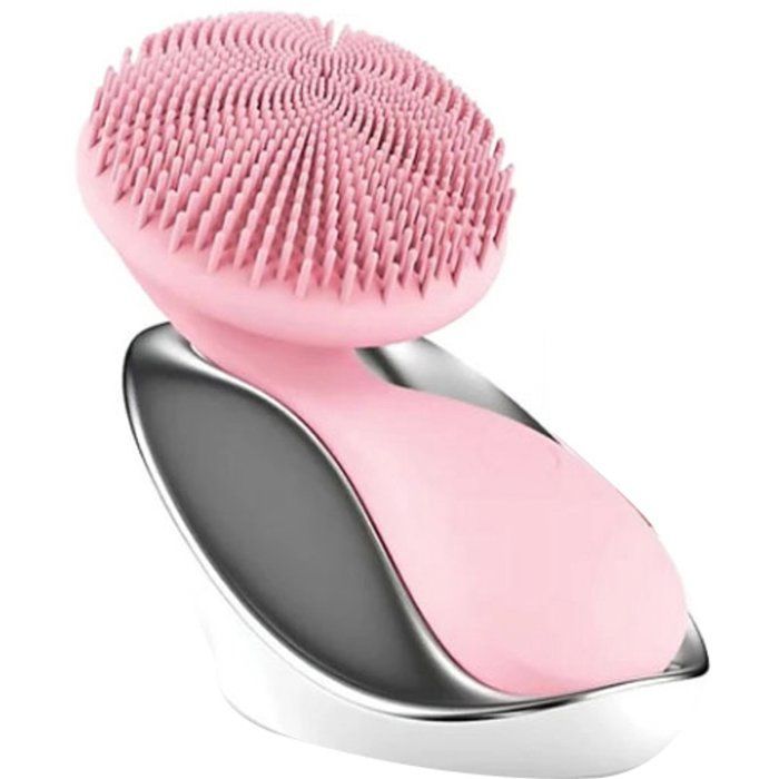 DEMA Electric Facial Cleansing Brush - 2-in-1 Technology - Rotating Magnetic Balls - Sonic Vibrations