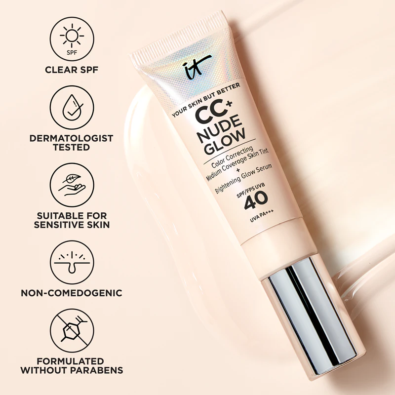 IT Cosmetics Your Skin But Better CC + Nude Glow CC-Creme mit Leuchteffekt