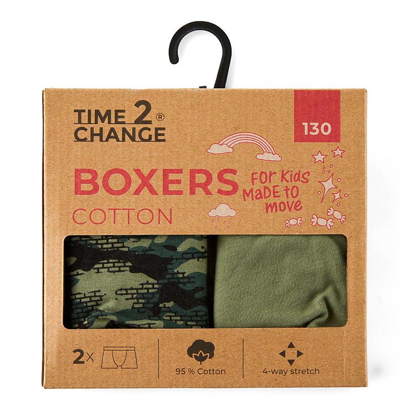 Time 2 Change -bokserit, 2 kpl, koko 130
