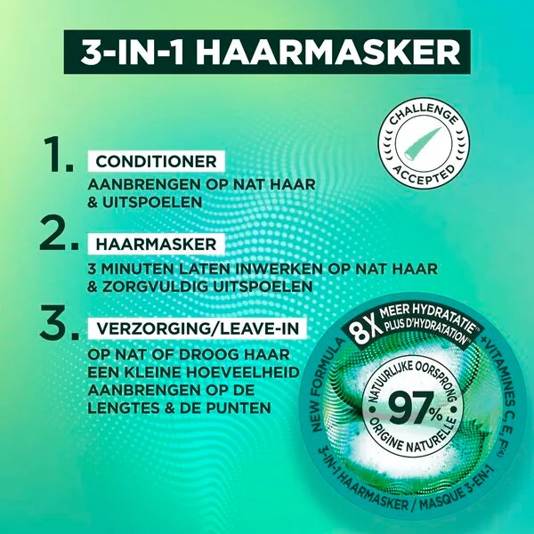 Garnier Fructis Hairfood Aloe Vera maska na vlasy<br>400 ml