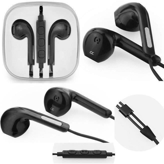 Hands-free kit - Ozzzo - Black - Earphone with microphone - 3.5mm jack - Wired