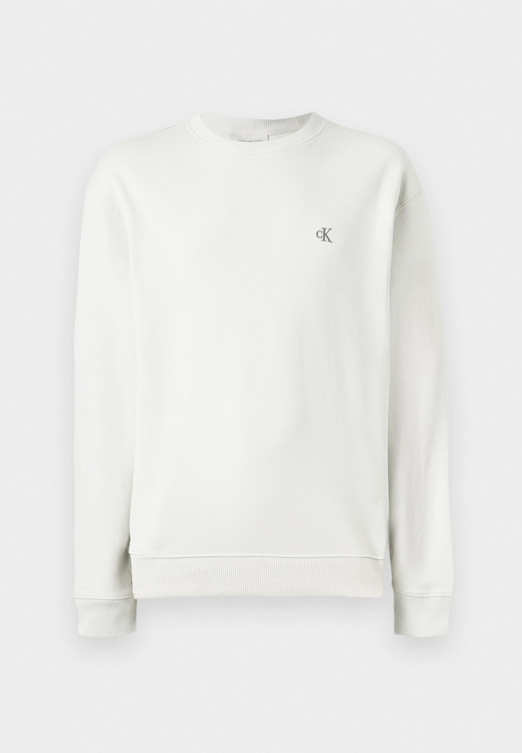 Felpa Calvin Klein Jeans MONOGRAM - gesso