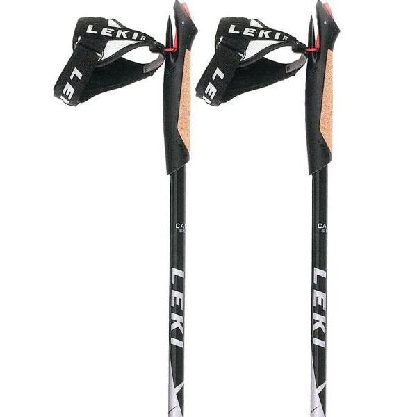 Leki Flash Sark Nordic Walking Stick - Lengte: 100 cm - Marketingkleur: Grijs/Rood