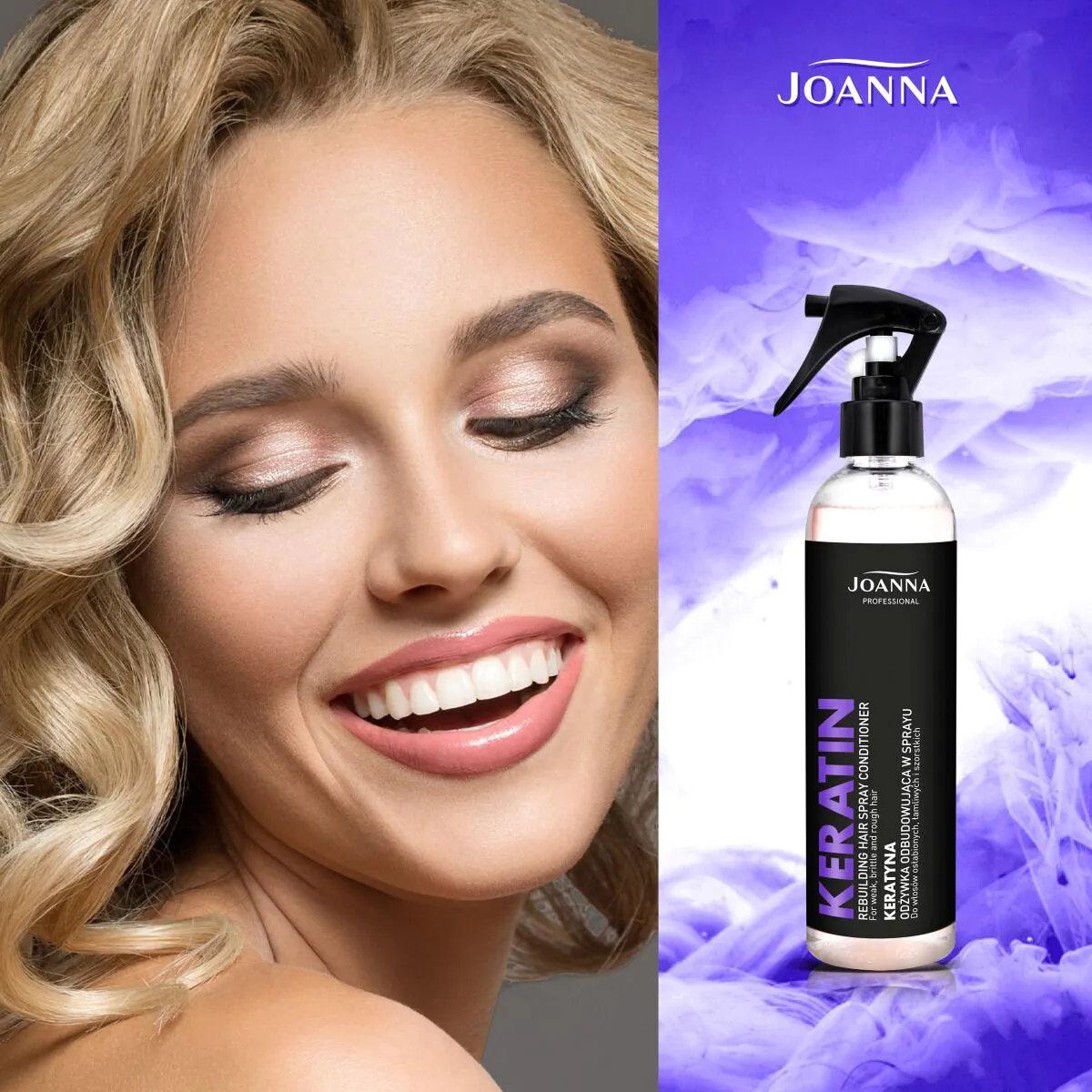 Joanna Professional Keratyna Odżywka Odbudowująca w Sprayu