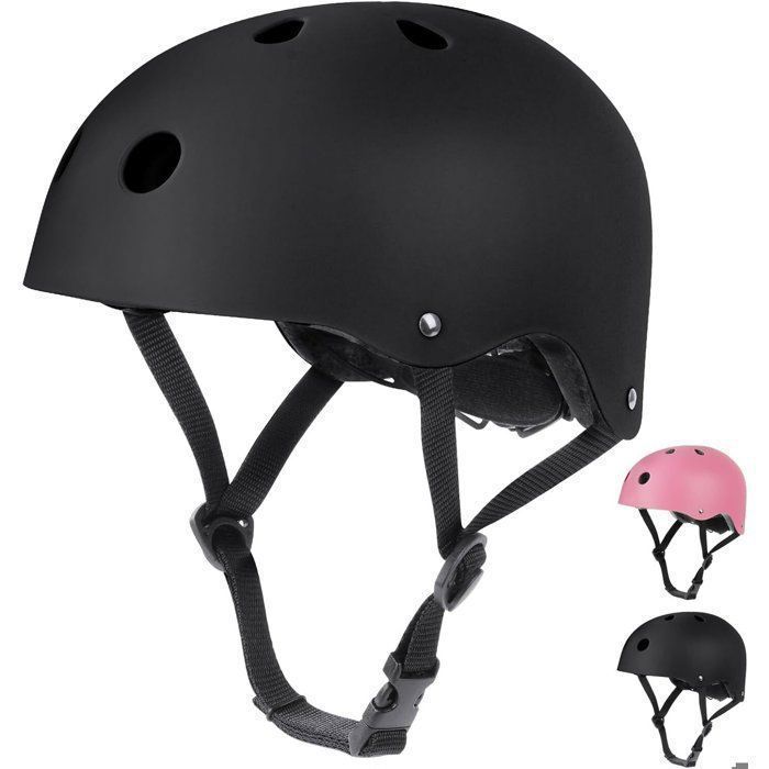 Casco de bicicleta infantil ajustable de 48-56 cm, casco para niñas y niños de 3 a 8 años, casco protector para ciclismo, patinaje en línea, monopatín y patinete.