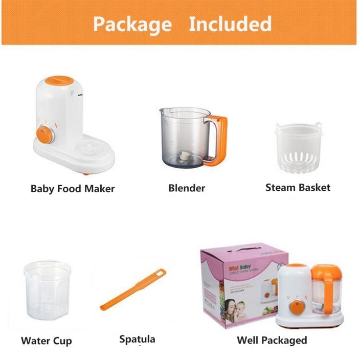 MLBQ Multifunctional Mini Electric Cooker and Blender - Grey - 1 piece