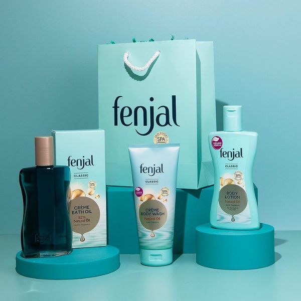 Pachet Fenjal Classic pentru baie și corp | Ulei de baie + gel de duș + loțiune