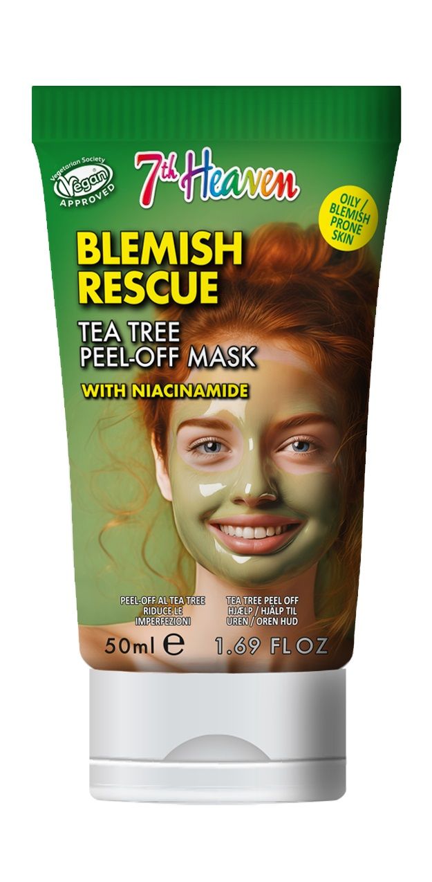 „Blemish Rescue“ arbatmedžio nulupama veido kaukė nuo spuogų. Veido kaukės