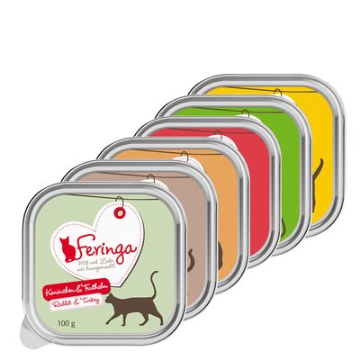 Bandejas Feringa Classic Meat Menu, 6 x 100g
