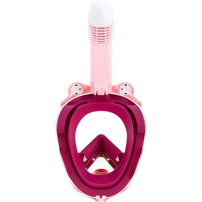 CRESSI Kiddy Masque Intégral Enfant Anti-buée, Tuba Dry, Rose/Violet/Blanc