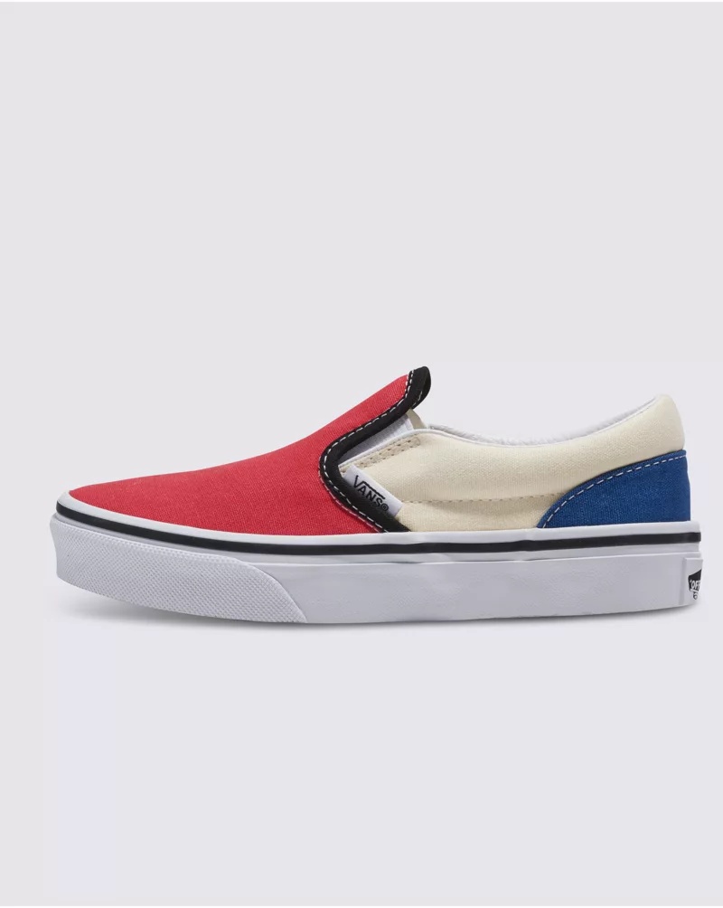 Kids Classic Slip-On Color Block Shoe