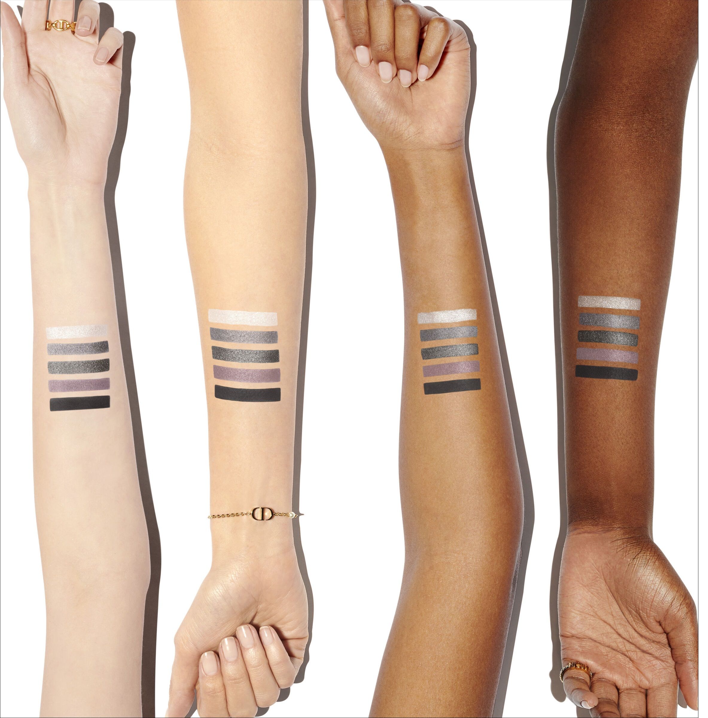 COULEURS akių šešėlių paletė – kreminė tekstūra – ilgai išliekanti ir patogi naudoti Prabangūs akių šešėliai