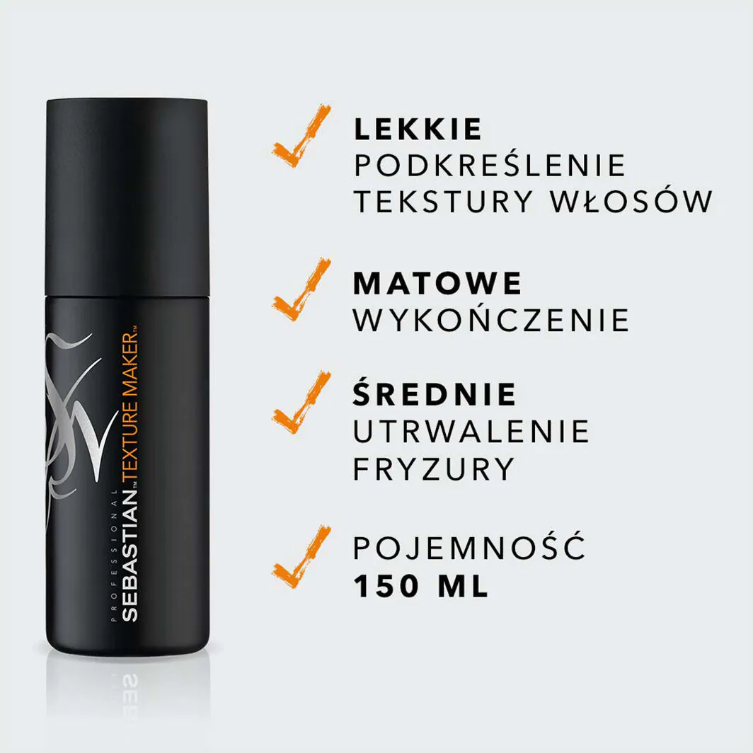 Sebastian Texture Maker Lekki uniwersalny Spray 150 ml