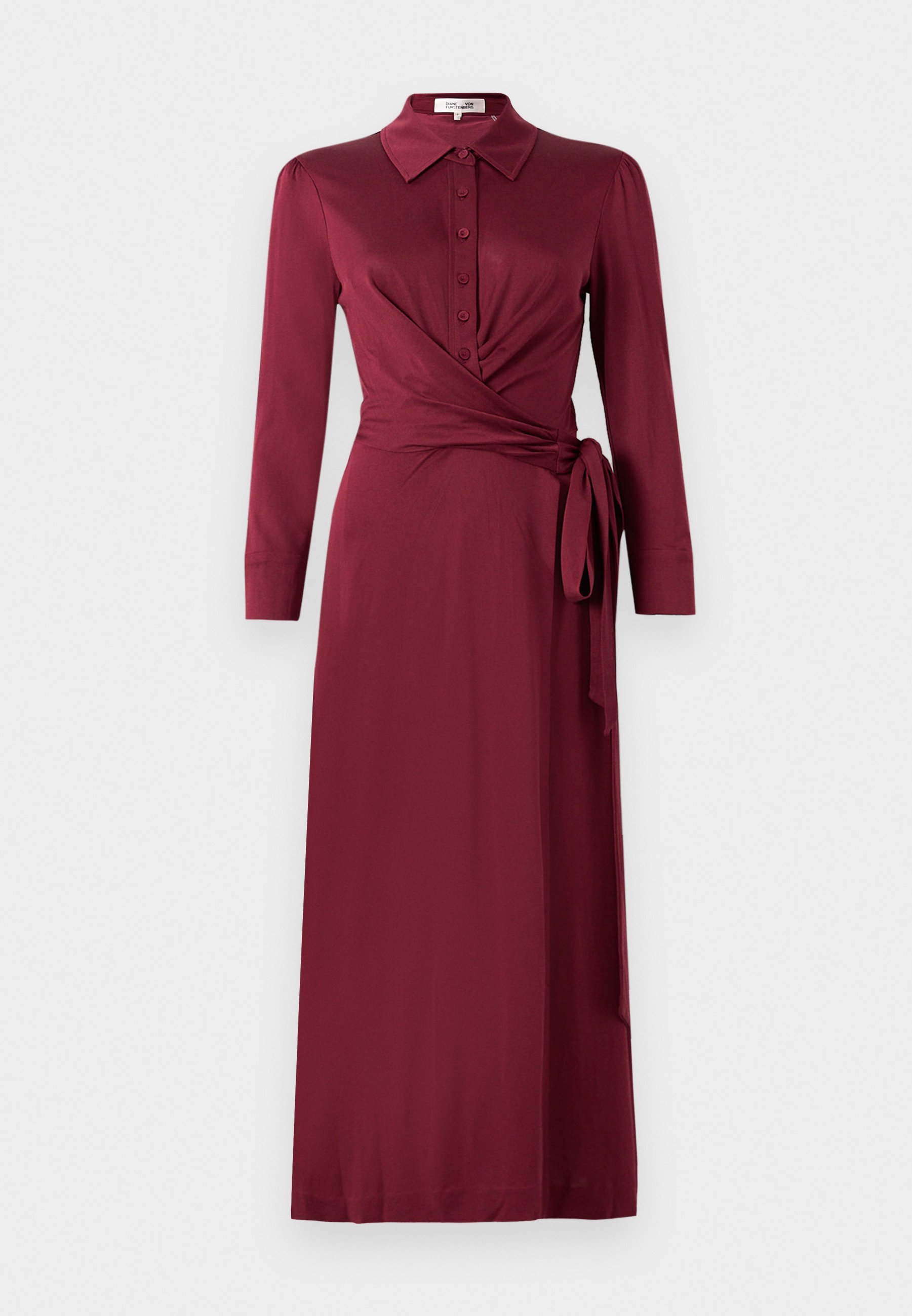 Diane von Furstenberg SANA TWO JURK - Overhemdjurk - wijnroze