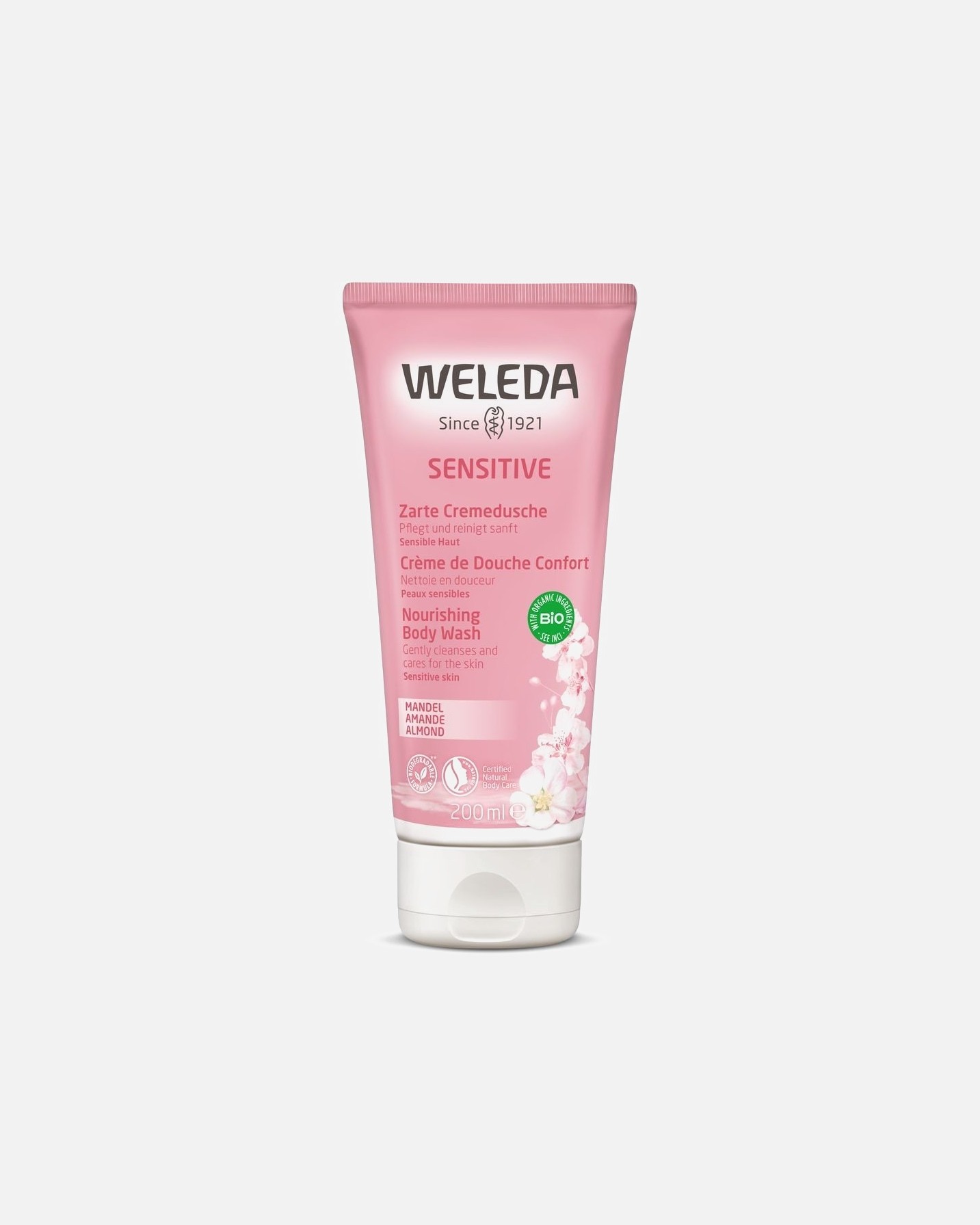 Weleda gel za prhanje z mandlji in občutljivo kožo - 200 ml
