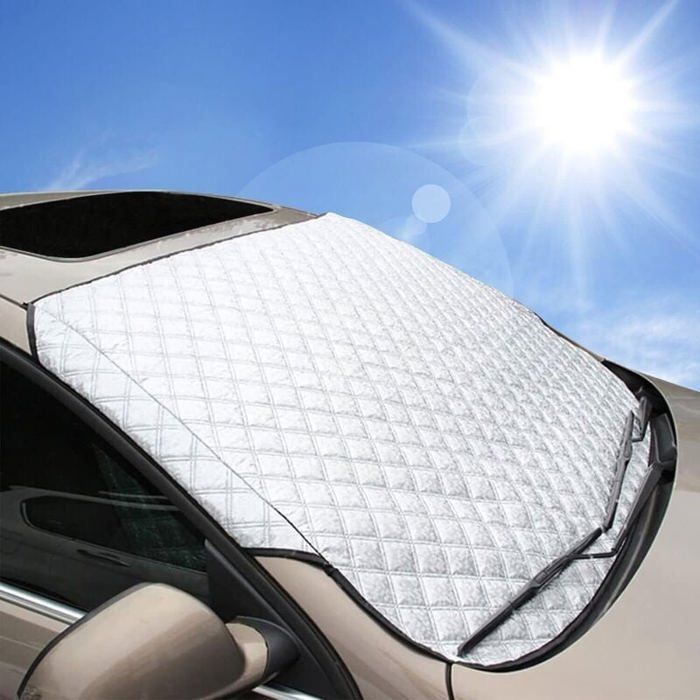 Funda protectora para parabrisas de coche Ahlsen, funda protectora extragruesa para parabrisas de coche: nieve, escarcha, sol, rayos UV.